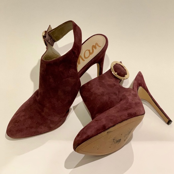 sam edelman burgundy heels